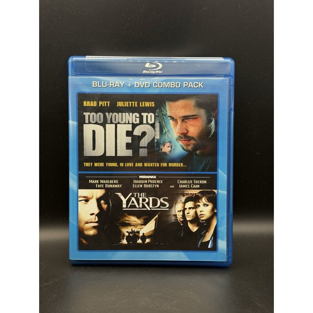 Too Young to Die/The Yards (Blu-ray Disc, 2012, 2-Disc Set) LIKE NEW